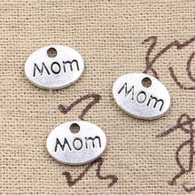 30pcs Charms mom mama 12*9mm Antique pendant fit,Vintage Tibetan Silver,DIY