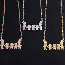 Fashion  Jewelry Necklace Mama Family of Five Pendant Necklace Fashion Mom
