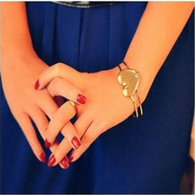 2017 new pulseiras Charm Heart Bracelets & Bangles Women Brand pulseira fem