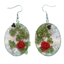 Mother of pearl shell drop dangle earrings fashion jewelry mothers day birt