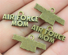 20pcs 25*12mm Air Force Mom Charms, Handmade Jewelry Accessories, DIY Jewel