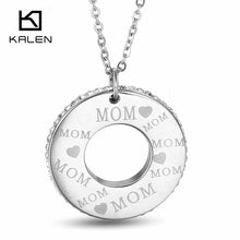 Kalen Wholesale Stainless Steel Jewelry Sets Fashion Love Mom Rhinestone Ne