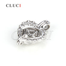 Great Mother's Day gift, CLUCI 925 sterling silver Best Mom Heart shape jew