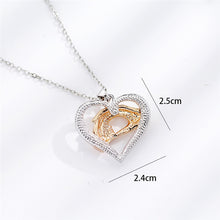 Fashion Baby Mother Hand Pendant Necklaces for Child Mom Daughter Rhineston