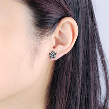 GAGAFEEL Earrings For Women Girls Stud Pending 925 Sterling Silver Drop Cut