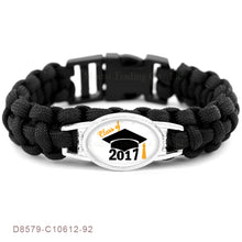 (10 PCS/lot) Class of 2017 Kinder 2017 Graduate Proud Graduate Mom Paracord