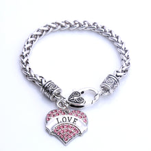 Hot Sale Pink Heart Pendant  MOM/MARINES/MATRON OF HONOR/LOVE/MOTHER OF THE