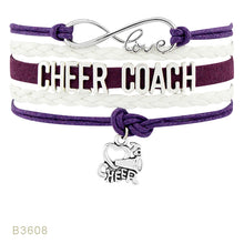 (10 PCS/Lot) Infinity Love Cheerleader Megaphone Cheer Coaches Mom Nana Cha