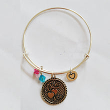 65mm I love you bracelet bangle ,Adjustable Expandable Wire Bangle,special