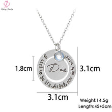 Lefeng New Arrivals Letter Dad & Mom Father Mother's Day Gift Necklace Set