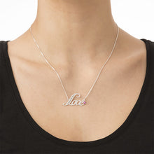 White Gold Plating Necklace Custom Names & Birthstone Gift for Mom and Kid