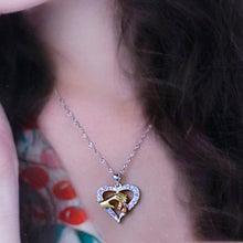 New Arrival Crystal Necklace Mommy And Baby Hand Jewelry with  Heart  Hand