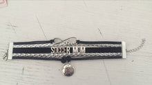 Drop Shipping Soccer charm infinity love Soccer Mom bracelets & Bangles han