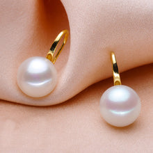 YYW Wedding Bridal  Mom Jewelry Drop Earrings Gold color Real White Pink Pu