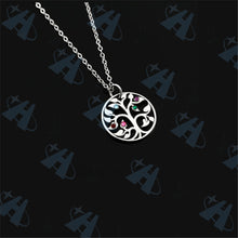 Personalized Gold filled Family Tree Pendant Mom Necklace,Any 5 Birthstones