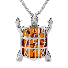 Yacq Stainless steel 316L necklace pendant W/ chain turtle charm jewelry gi