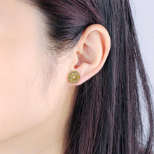GAGAFEEL 925 Sterling Silver Stud Pending  Earrings For Women Round Gold No