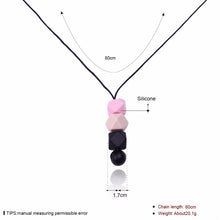 2017 Arrival Food Teething Silicone Necklace Infants Nursing Necklace BPA J