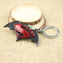 New Cartoon Superman Batman Keychain Superhero Key Chains Batman Keyring Ke