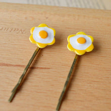 Funny Poached Egg Hair Accessories for Girls Kids Korean Fashion Hair Jewel