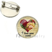 Happy Mother's Day gifts Best Mom character picture brooch pins mother jewe