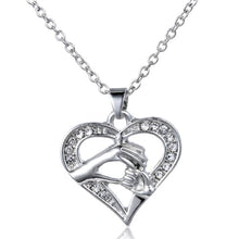 1Pcs/set Lovely Mother And Child Pendant Gift For Mom Golden Hand in hand H