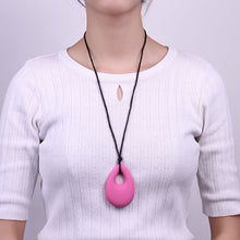 Silicone Teardrop Pendant Baby Teething Necklace Teether Autism Sensory Che