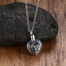 Heart Urn Pendant Cremation Jewelry Ashes Necklace Cremation Necklace Memor
