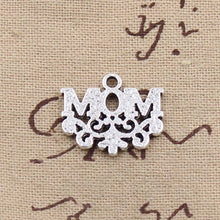 10pcs Charms mom flower 18*22mm Tibetan Silver Pendant Findings Accessories