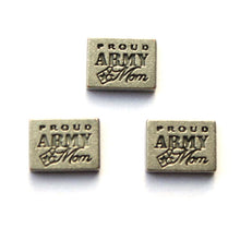 20pcs/lot Free Shipping DIY Fashion Alloy Proud Army Mom Charm For  Floatin