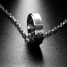 1Pcs Fashion DAD /MOM Titanium Steel Pendant Necklace 2017 New Silver Chain