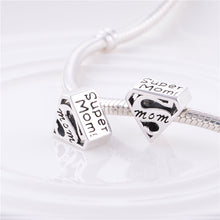 Pandulaso Supper Mom Vintage Heart Beads Fit  Charms Silver 925 Original Br