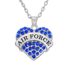 my shape Fire Fighter Air Force Army Mom Police Policeman Crystal Heart Pen