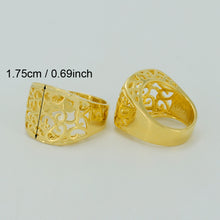 Anniyo Charm Ring Gold Color for Women,Ethiopian Bride Jewelry/Africa Ring/