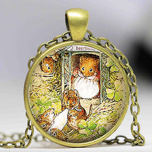 Mouse Mom Beatrix Potter Pendant Mother's Day Gift Housewarming Gift Fairy