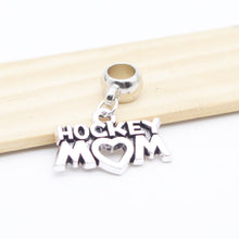 Pendant Charms Metal Hockey Mom Charms for Bracelet Bangle Necklace for Wom