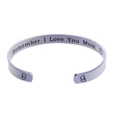 Bespmosp Fashion Forever And Always Silver Love Stainless Steel Cuff Bracel