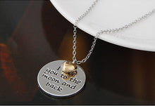 NANBO Fashion Elegent statement Chunky chain Moon Love Mom Dad Heart Silver