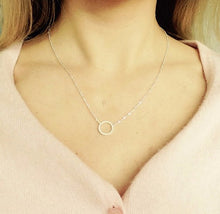 Wholesale 10piece Stainless Steel Dainty Circle Round Necklace For Women Ka