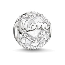Mom Beads Crystal Beads Fit For Pandora Bracelet Necklace Brand Design Diy
