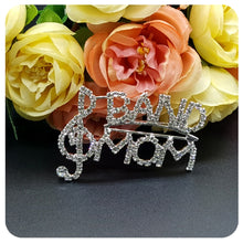 Rhinestone brooch pins for MOM gift , New  design BAND MOM brooch jewelry-i