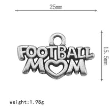 my shape Tibetan Word Football baseball hockey soccer Mom Heart Floating Ch