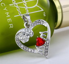 CRAZY FLY Classic Heart Pendant Necklace& Pendants For Women Fashion Jewelr