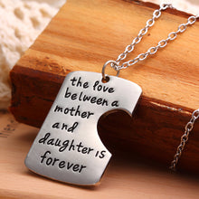XIAOJINGLING 3Pcs Father Mother Daughter Necklace Love Between Mother&Daugh