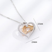 2017 Mother And Child Pendant Gift For Mom 925 sterling silver and gold Ne