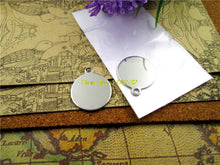20pcs  stainless steel charms "MOM heart" 5 style for choosing   DIY Charms