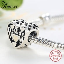 Forewe Fit Original Pandora Charm Bracelet Silver 925 Autumn DIY Berloque I