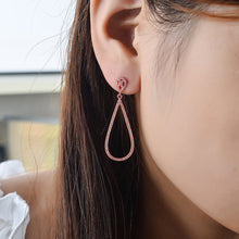 Fashion Water Drop Design Earring 2017 New Full Austria Crystal CZ Crystal