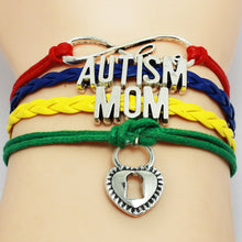 New Design Autism Speaks Down Syndrome Awareness Bracelet Blue Red Yellow L