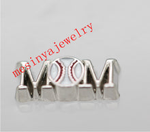 10 pcs baseball mom floating charms for glass locket  FC421,Min amount $15